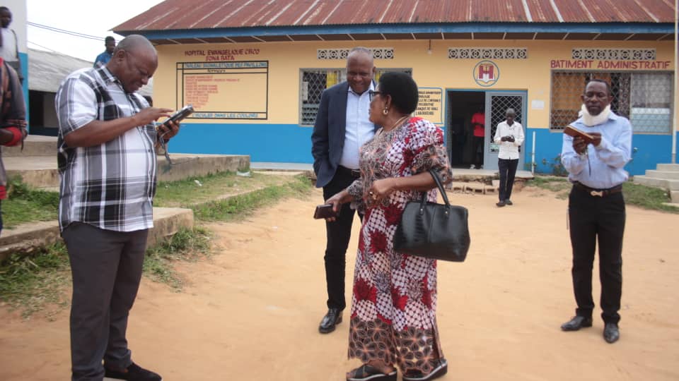 Réception technique de l'Hôpital Général de Sonabata